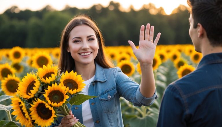 como dar bom dia para o crush