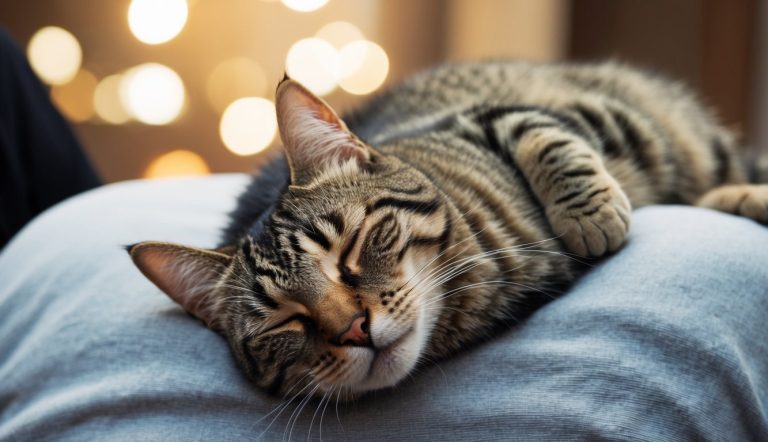 o que significa quando o gato dorme em cima do dono espiritual