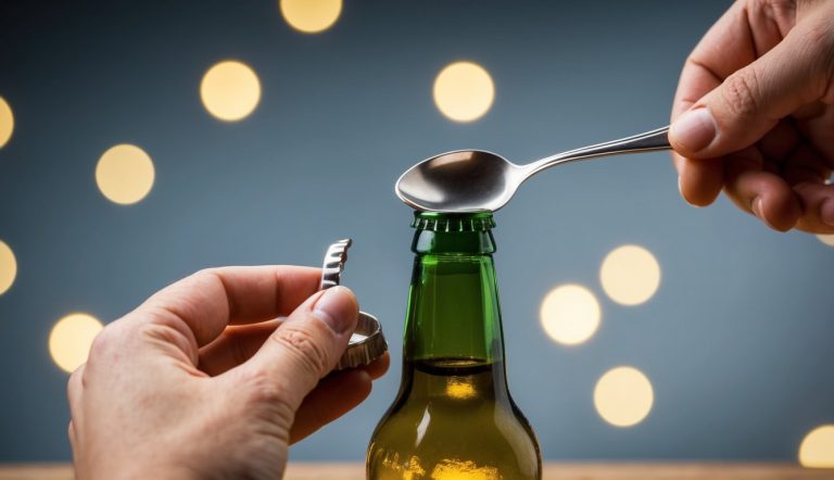 como abrir garrafa sem abridor