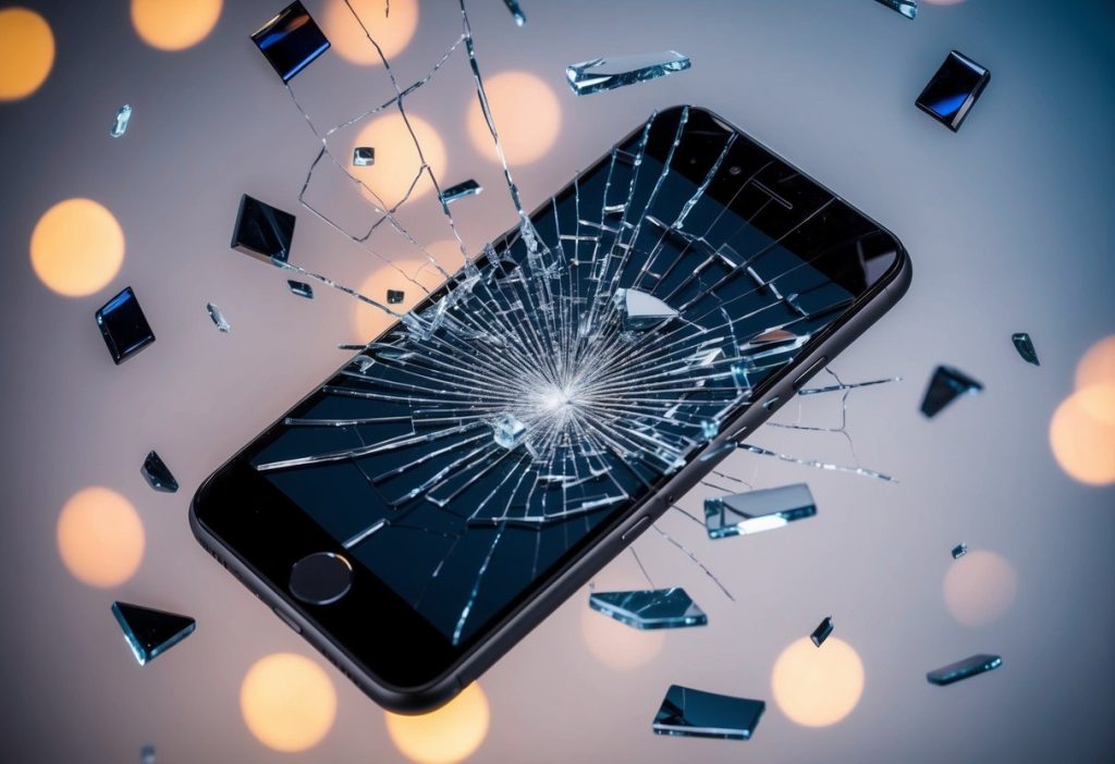 Sonhar com tela de celular quebrada