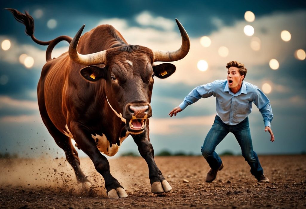 Significado de sonhar com boi bravo querendo me pegar