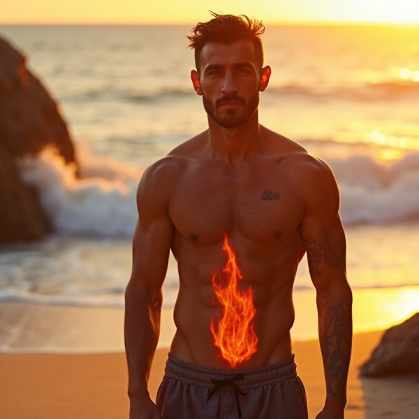Significado tatuagem de fogo na virilha: simbolismo e interpretações principais