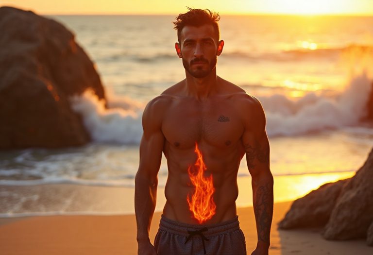 Significado tatuagem de fogo na virilha: simbolismo e interpretações principais